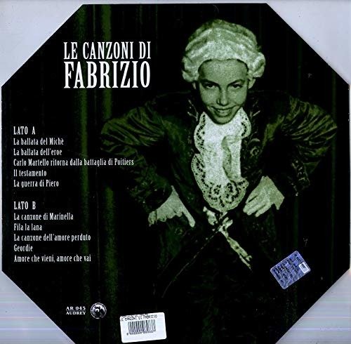 Cover for Fabrizio De Andre · Le Canzoni Di Fabrizio (LP) (2019)