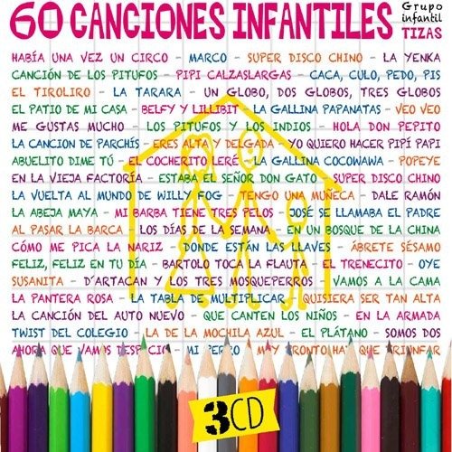 Cover for Various Artists · 60 Canciones Infantiles (CD)