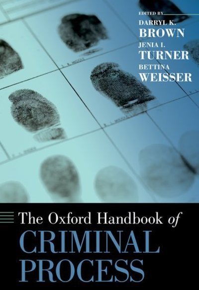 Cover for The Oxford Handbook of Criminal Process - Oxford Handbooks (Hardcover Book) (2019)