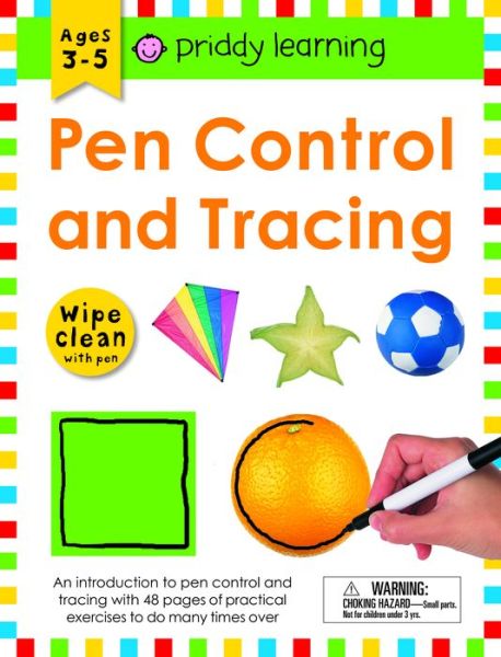 Wipe Clean Workbook: Pen Control and Tracing (enclosed spiral binding) - Wipe Clean Learning Books - Roger Priddy - Books - St. Martin's Publishing Group - 9780312521837 - May 9, 2017