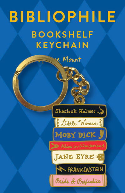 Bibliophile Bookshelf Keychain - Jane Mount - Gadżety - Chronicle Books - 9781452181837 - 3 września 2019