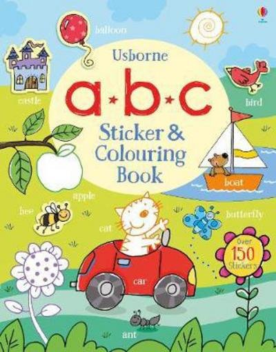 ABC Sticker and Colouring book - Sticker & Colouring book - Jessica Greenwell - Bøger - Usborne Publishing Ltd - 9781474932837 - 28. december 2017
