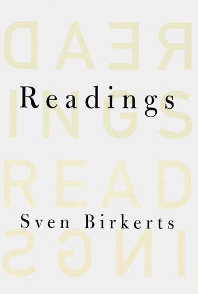 Cover for Sven Birkerts · Readings (Paperback Book) (1999)