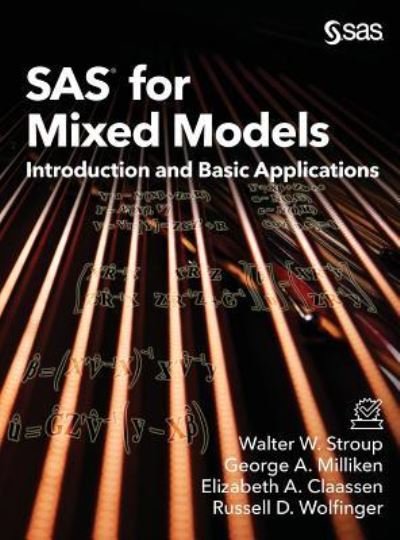 Cover for Walter W Stroup · SAS for Mixed Models (Hardcover Book) (2018)