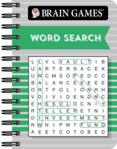 Cover for Publications International Ltd · Brain Games Mini - Word Search (Green) (Spiral Book) (2021)