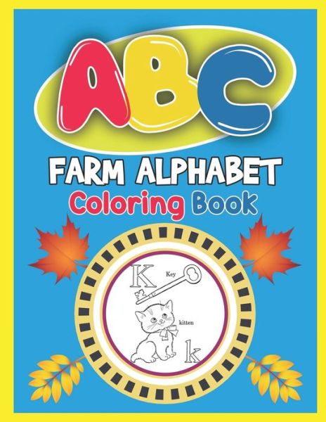 Cover for Platinum Press · ABC Farm Alphabet Coloring Book (Pocketbok) (2019)