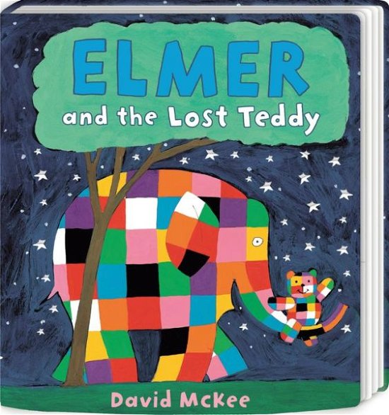 Cover for David McKee · Elmer and the Lost Teddy: Board Book (Board book) (2018)
