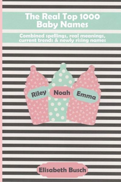Cover for Elisabeth Busch · The Real Top 1000 Baby Names (Pocketbok) (2019)