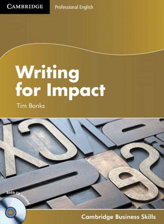 Cover for Banks · Writing for Impact+CD (Book)