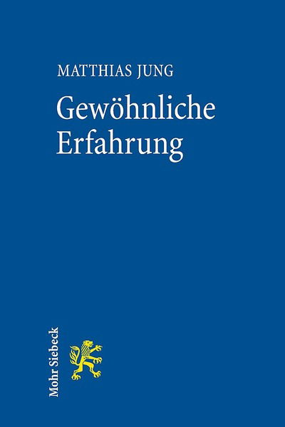 Cover for Matthias Jung · Gewohnliche Erfahrung (Paperback Book) (2014)