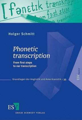 Cover for Schmitt · Phonetic Transcription (Book)