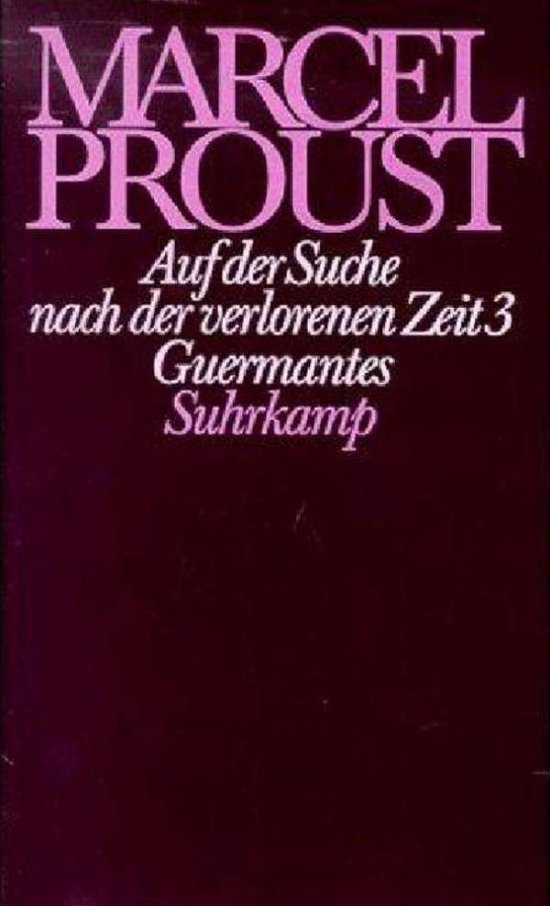 Cover for Marcel Proust · Werke,frankf.a.ii/3 Auf Suche (Bok)