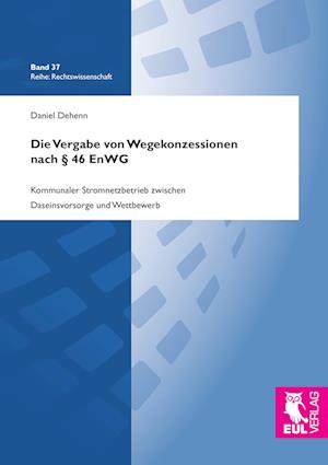 Cover for Daniel Dehenn · Die Vergabe von Wegekonzessionen nach § 46 EnWG (Paperback Book) (2017)