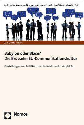 Cover for Plavec · Babylon oder Blase? Die Brüssele (Book) (2021)