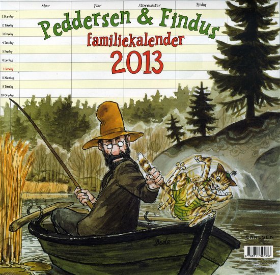 Cover for Sven Nordqvist · Peddersen: Peddersen &amp; Findus familiekalender 2013 (Spiral Book) [1.º edición] (2012)