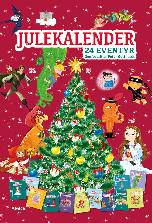 Eventyr julekalender - med 24 billedbøger -  - Libros - Forlaget Alvilda - 9788741529837 - 2 de octubre de 2024