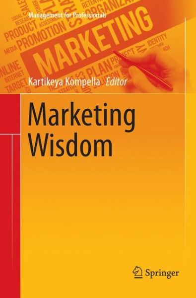 Cover for Marketing Wisdom - Management for Professionals (Paperback Book) [Softcover Reprint of the Original 1st 2019 edition] (2019)