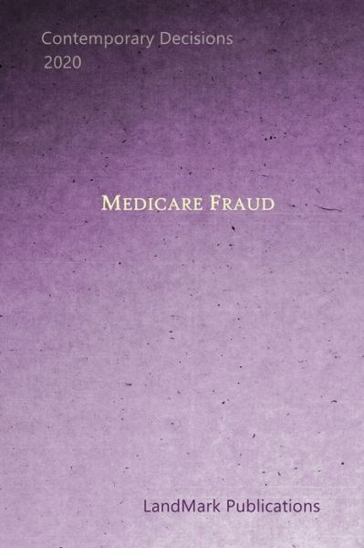 Cover for Landmark Publications · Medicare Fraud (Paperback Book) (2020)