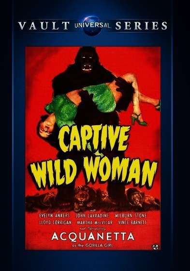 Cover for Captive Wild Woman (DVD) (2015)