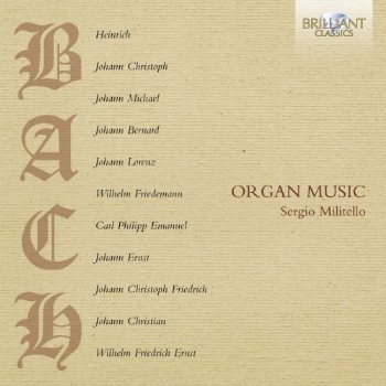 Cover for Bach,h. / Militello,sergio · Organ Music (CD) (2013)