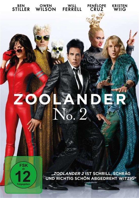 Cover for Ben Stiller,owen Wilson,will Ferrell · Zoolander 2 (DVD) (2016)