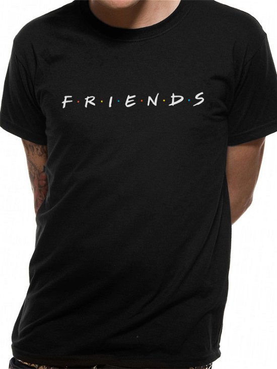 Cover for Friends · T-shirt (Unisex-xl) Logo (Black) (MERCH)
