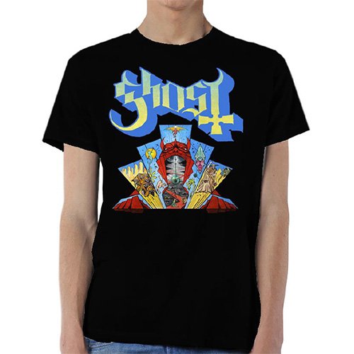 Ghost Unisex T-Shirt: Devil Window - Ghost - Produtos - Global - Apparel - 5055979995838 - 