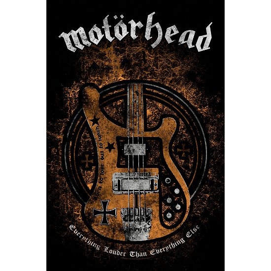 Cover for Motörhead · Motorhead Textile Poster: Lemmy's Bass (Plakat)