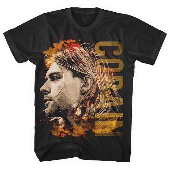 Kurt Cobain Unisex T-Shirt: Coloured Side View - Kurt Cobain - Produtos - PHD - 5060420686838 - 15 de agosto de 2016