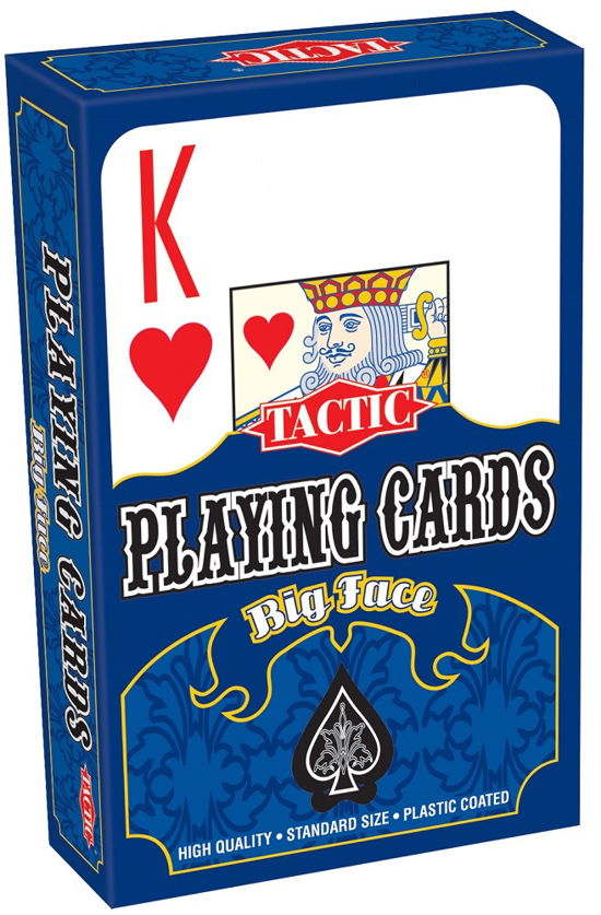 Cover for Tactic · Big Faces Speelkaarten (Leketøy)