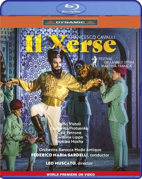 Cover for Vistoli, Carlo / Ekaterina Protsenko · Cavalli: Il Xerse (Blu-ray) (2023)