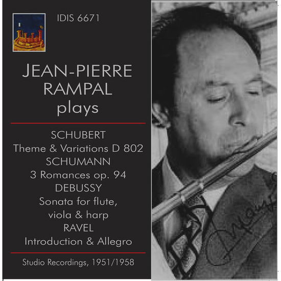 Schubert / Rampal · Jean-pierre Rampal Plays Schumann Debussy Ravel (CD) (2013)