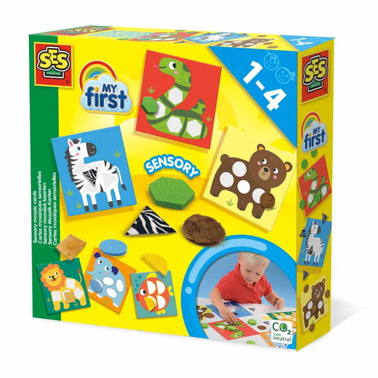 Ses My First - Sensory Mozaaek Kaarten - Ses - Produtos - SES - 8710341144838 - 10 de fevereiro de 2021