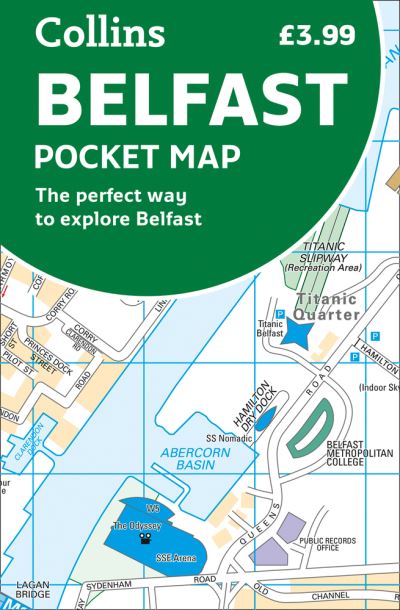 Cover for Collins Maps · Belfast Pocket Map: The Perfect Way to Explore Belfast (Map) (2021)