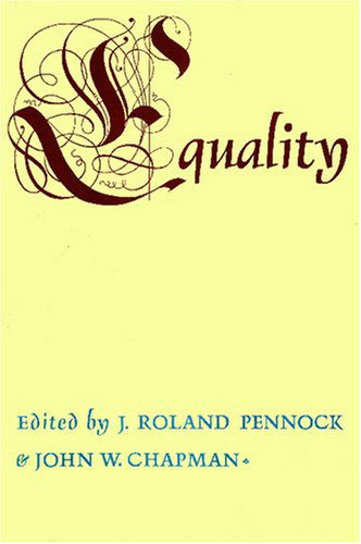 Cover for J. Roland Pennock · Equality (Paperback Book) (2006)