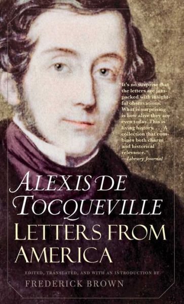Cover for Alexis de Tocqueville · Letters from America (Paperback Book) (2012)