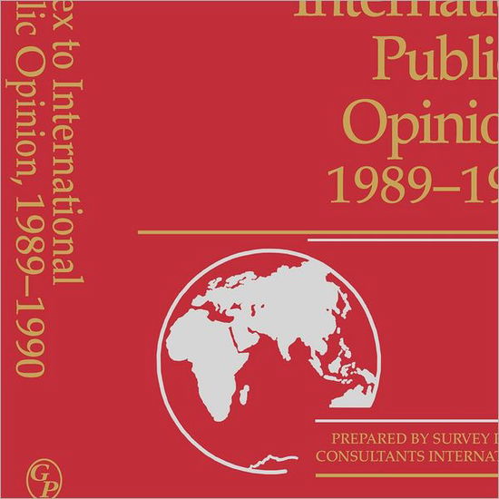 Cover for Elizabeth Hann Hastings · Index to International Public Opinion, 1989-1990 - Index to International Public Opinion (Hardcover Book) (1991)