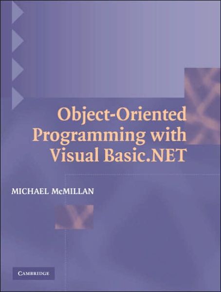 Cover for McMillan, Michael (Pulaski Technical College, Arkansas) · Object-Oriented Programming with Visual Basic.NET (Paperback Book) (2004)