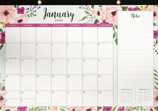 Cover for Peter Pauper Press Inc · 2022 Floral Desk Calendar Pad (12-Month Calendar with Bonus Stickers) (Calendar) (2020)