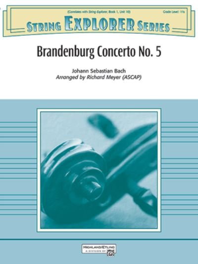 Cover for Johann Sebastian Bach · Brandenburg Concerto No. 5 (Bog) (2019)