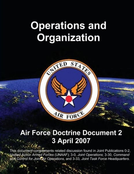 Cover for United States Air Force · Operations and Organizations (Paperback Book) (2013)