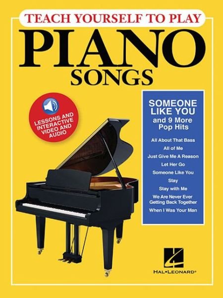 Cover for Hal Leonard Corp. · Teach Yourself to Play Piano Songs (Paperback Book) (2016)