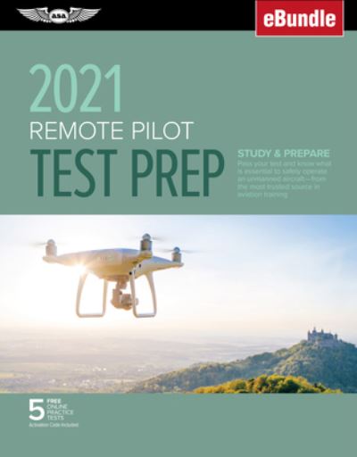 Cover for Asa Test Prep Board · Remote Pilot Test Prep 2021 (Paperback Book) (2020)