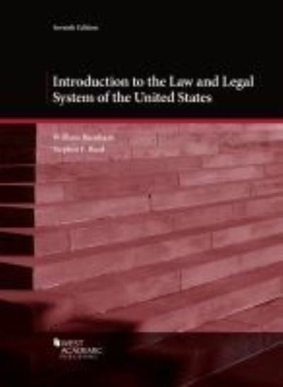 Cover for William Burnham · Introduction to the Law and Legal System of the United States - Coursebook (Pocketbok) [7 Revised edition] (2021)