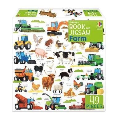 Cover for Kate Nolan · Usborne Book and Jigsaw Farm - Usborne Book and Jigsaw (Paperback Bog) (2023)