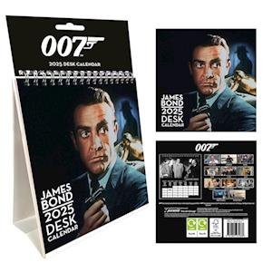 James Bond 2025 Desk Calendar (Calendar) (2025)