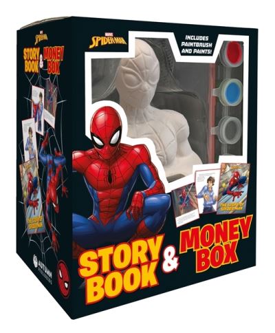 Marvel Spider-Man: Story Book & Money Box - Autumn Publishing - Książki - Bonnier Books Ltd - 9781839035838 - 31 sierpnia 2023