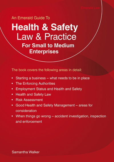 Cover for Samantha Walker · Health And Safety Law &amp; Practice: For Small to Medium Enterprises (Paperback Book) [UK edition] (2017)