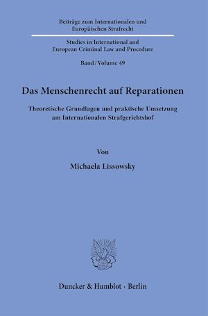 Cover for Michaela Lissowsky · Das Menschenrecht Auf Reparationen (Paperback Book) (2021)