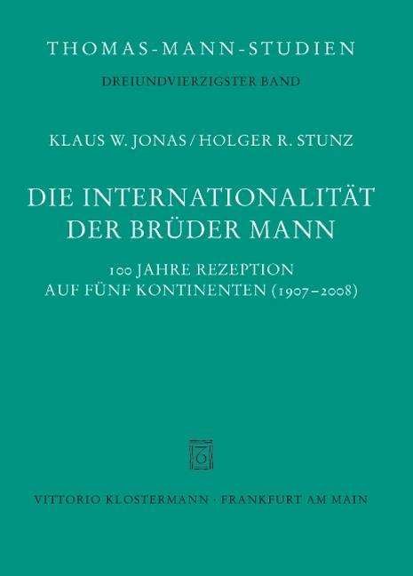 Cover for Jonas · Internationalität der Brüder (Book)
